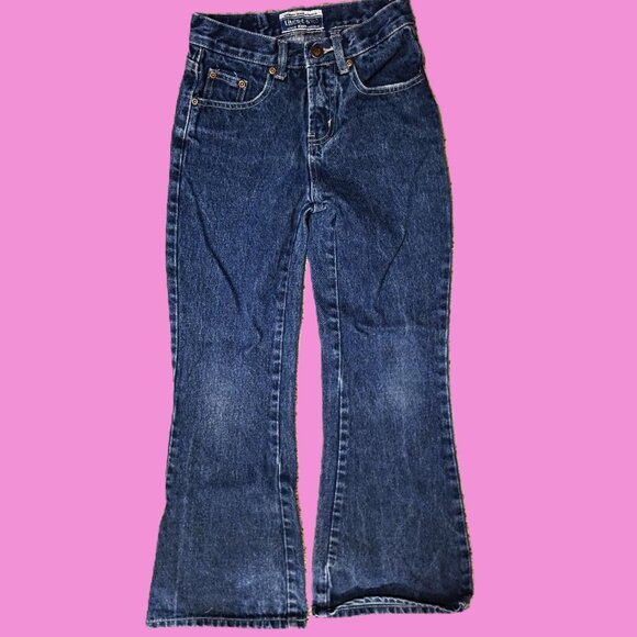 LIMITED TOO Girls Blue Jeans Size 8 Flare EUC - Picture 2 of 5